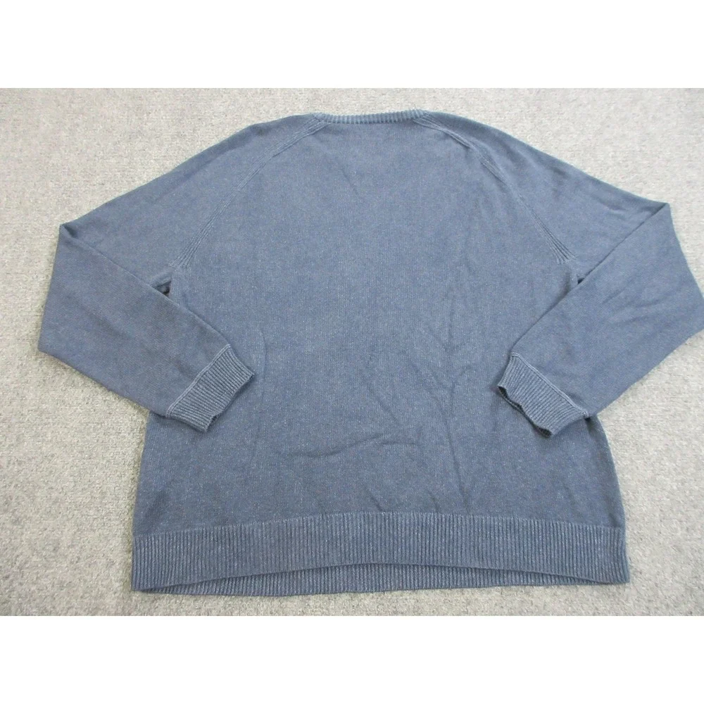 Polo Ralph Lauren Sweater Mens 2XL Blue Cotton Knit Pullover Casual